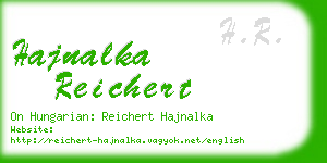 hajnalka reichert business card